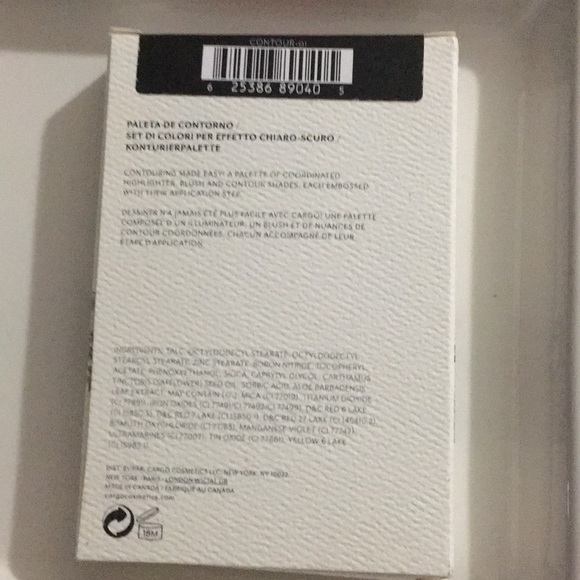 Cargo Cosmetics contour palette with mirror - Picture 2 of 4